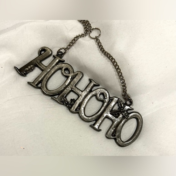 Pewter HoHoHo Word Ornamentent - Picture 1 of 3